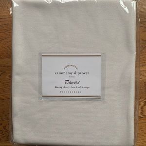 Pottery Barn Sunbrella Cammeray Slipcover in Off-White -2